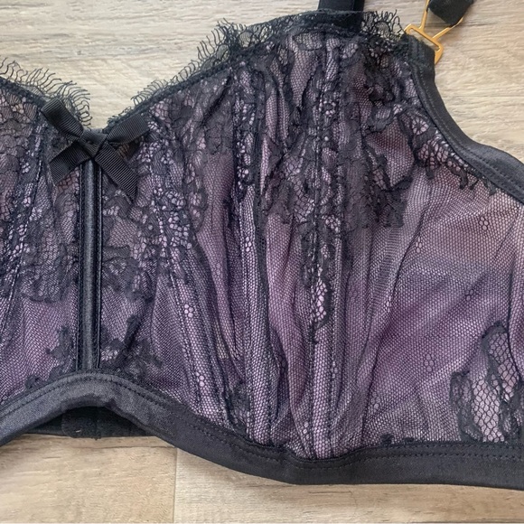 Cacique Boned Lace Comfort Meets Coverage Wirefree Bra - Picture 9 of 13